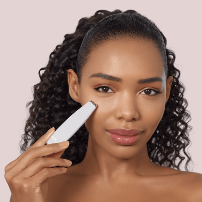 Мікрострумова ручка для підтяжки обличчя GESKE MicroCurrent Face-Lift Pen 6 в 1 пудровий